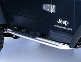 Jeep Wrangler TJ Stainless Steel 3" Round Steel Tube Steps-Pair (1997-2006)