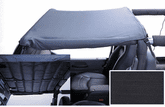 Jeep Wrangler & Unlimited Acoustic Black Denim Brief Header Mount (1997-2006)