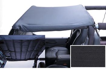 Jeep Wrangler & Unlimited Acoustic Black Denim Brief Header Mount (1997-2006)
