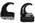 Jeep Wrangler/Unlimited Black Front Tow Hooks-Pair (1997-2006)
