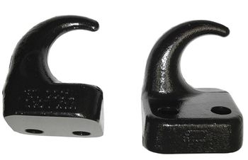 Jeep Wrangler/Unlimited Black Front Tow Hooks-Pair (1997-2006)