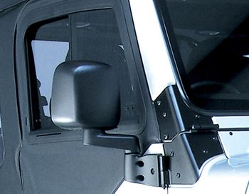 Jeep Wrangler & Unlimited Black Passenger Side Mirror (2003-2006)