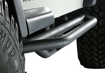 Jeep Wrangler & Unlimited Black Textured Side Armor (1987-2006)