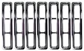 Jeep Wrangler & Unlimited Chrome Trim Grille Inserts (1997-2006)