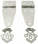 Jeep Wrangler/Unlimited & CJ Stainless Steel Hood Hinges (1976-2006)