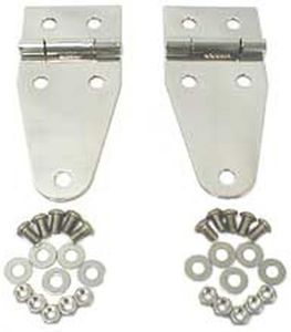 Jeep Wrangler/Unlimited & CJ Stainless Steel Hood Hinges (1976-2006)