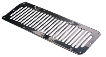 Jeep Wrangler, Unlimited & CJ Stainless Steel Hood Vent Cover (1976-2006)