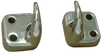 Jeep Wrangler/Unlimited Front Chrome Tow Hooks-Pair (1997-2006)