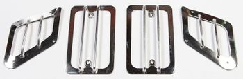 Jeep Wrangler & Unlimited Front Side Marker & Park Steel Euro Guards (1997-2006)