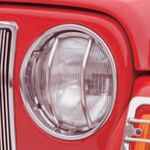 Jeep Wrangler/Unlimited Stainless Steel Euro Style Headlight Cover (1997-2006)