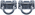 Jeep Wrangler XHD Bumper Stainless Steel D-Rings-Pair (1976-2018)