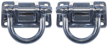 Jeep Wrangler XHD Bumper Stainless Steel D-Rings-Pair (1976-2018)