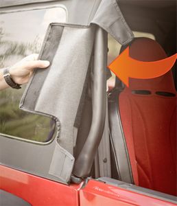 Jeep Wrangler XHD Door Surround Bowless Soft Top (1997-2006)