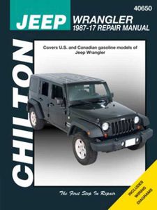 Jeep Wrangler Chilton Repair Manual (1987-2017)