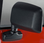 Jeep Wrangler YJ Single Black Side Mirror (1987-1995)