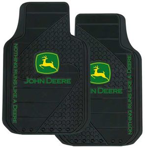 John Deere Rubber Floor Mats (Pair)