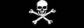 Jolly Roger Flag Rear Window Decal