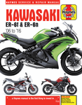 Kawasaki EX650 & ER650 Haynes Repair Manual (2006-2016)