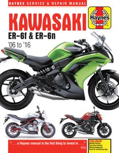 Kawasaki EX650 & ER650 Haynes Repair Manual (2006-2016)