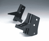 KC Hilites Jeep Wrangler Windshield Hinge Light Brackets-Pair (1997-2006)