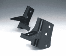 KC Hilites Jeep Wrangler Windshield Hinge Light Brackets-Pair (1997-2006)