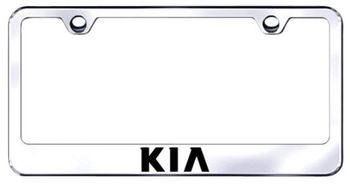 Kia Laser Etched Stainless Steel License Plate Frame
