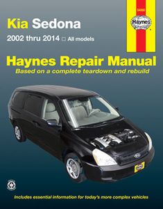 Kia Sedona Haynes Repair Manual (2002-2014)