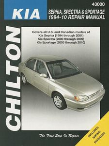Kia Sephia, Spectra & Sportage Chilton Manual (1994-2010)