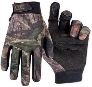 Large Mossy Oak Mechanic Gloves