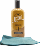 Lexol Leather Cleaner Lotion (8 oz.) & Microfiber Cloth Kit