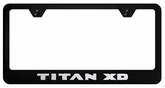 Nissan Titan XD Laser Etched Stainless Steel License Plate Frame