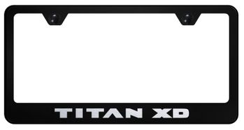 Nissan Titan XD Laser Etched Stainless Steel License Plate Frame