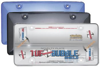 License Plate Tuff Bubble Shields