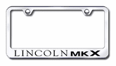 Lincoln MKX Laser Etched Stainless Steel License Plate Frame