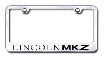 Lincoln MKZ Laser Etched Stainless Steel License Plate Frame
