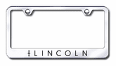 Lincoln Stainless Steel License Plate Frames