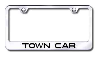 Lincoln Town Car Laser Etched Stainless Steel License Plate Frame