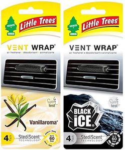 Little Tree Vent Wrap Steadi-Scent Air Fresheners (4 Pack)