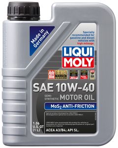 Lubro-Moly MoS2 Anti-Friction 10W40 Motor Oil