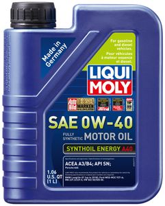 Liqui-Moly Synthoil Energy 0W-40 Motor Oil