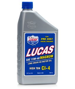 Lucas 15/40 High TBN Truck Oil (1 Qt.)