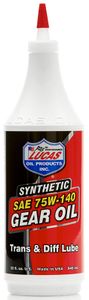 Lucas 75W140 Synthetic Gear Oil (1 Qt.)
