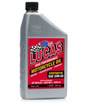 Lucas High Performance 20W50 Synthetic Motorcycle Oil (1 Qt.)