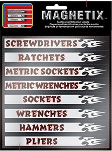 Magnetix Toolbox Identification Label Kit 