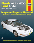 Mazda 626, MX-6 & Ford Probe Haynes Repair Manual covering (1993-2002)