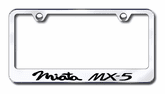 Mazda Miata MX-5 Laser Etched Stainless Steel License Plate Frame