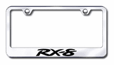 Mazda RX-8 Laser Etched Stainless Steel License Plate Frame