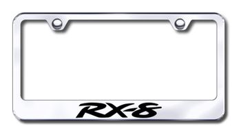 Mazda RX-8 Laser Etched Stainless Steel License Plate Frame