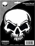 Mean Skull Classic Emblem Decal (6" x 8")