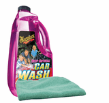Meguiar's Deep Crystal Car Wash (64 oz.) & Microfiber Cloth Kit